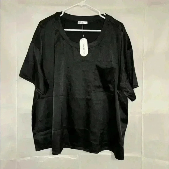 Tops - New with tags, womens size 18 satin type shirt, #E228